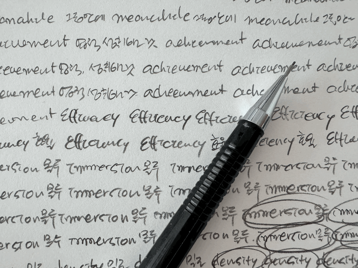 제도 샤프 : 순수의 깜지와 몰입의 시간